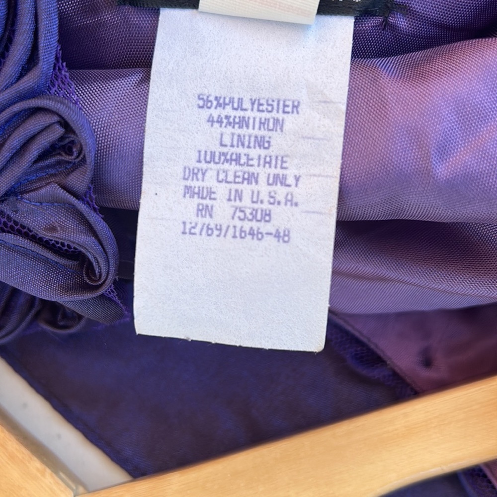 Size 4 Niki Livas Formal Blue Bridesmaid Dress - Picture 9 of 9